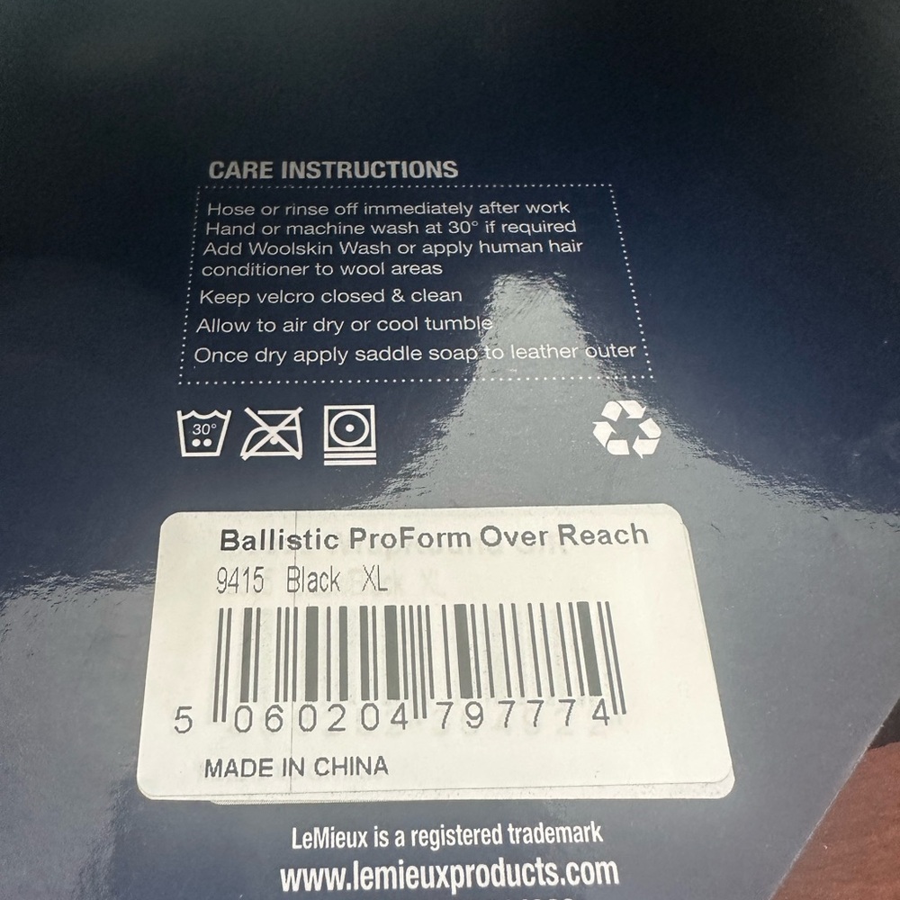 LeMieux Ballistic ProForm over reach bell boots - Picture 8 of 9